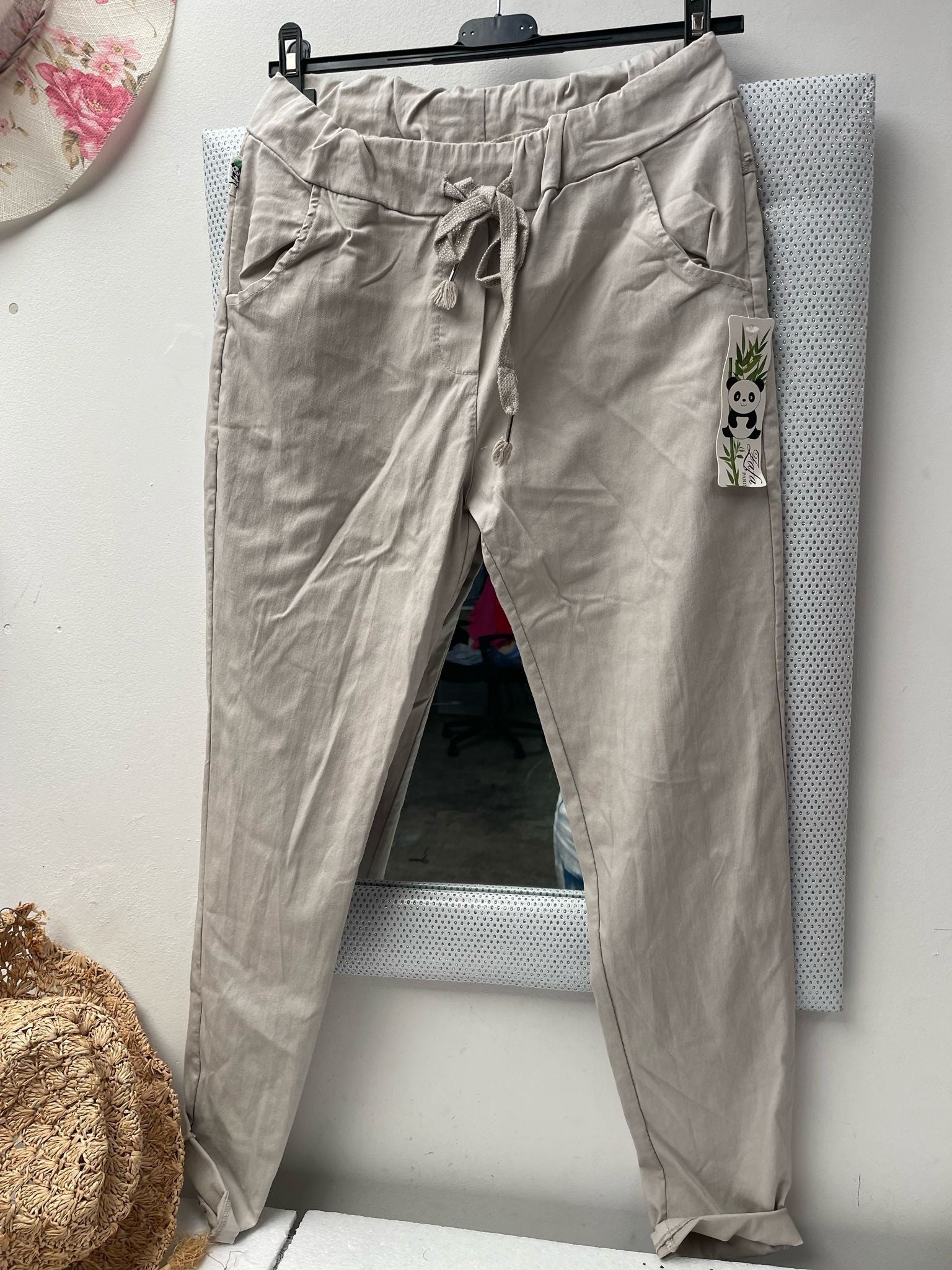 PANTALON JOG FROISSÉ - L'autre mode