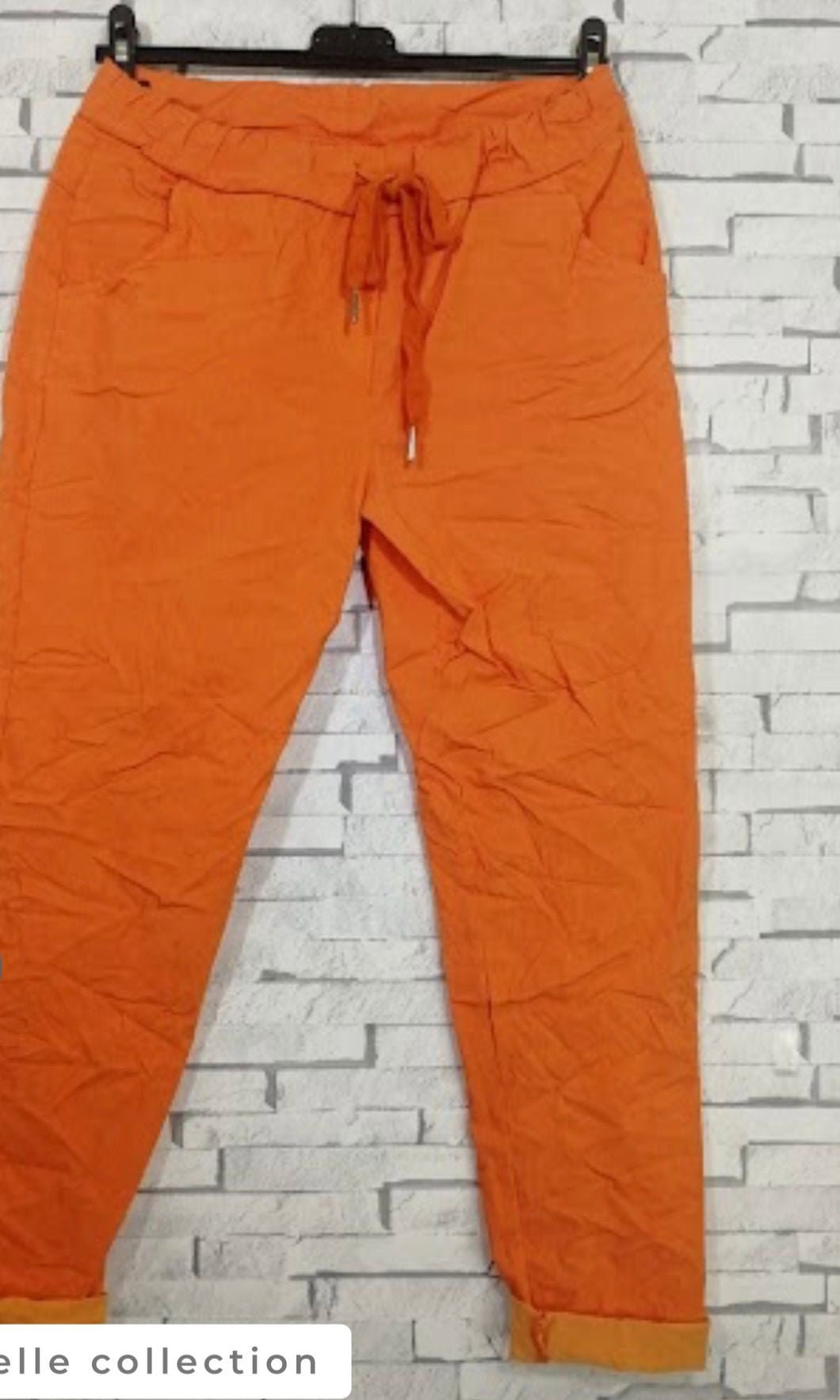 PANTALON JOG FROISSÉ - L'autre mode