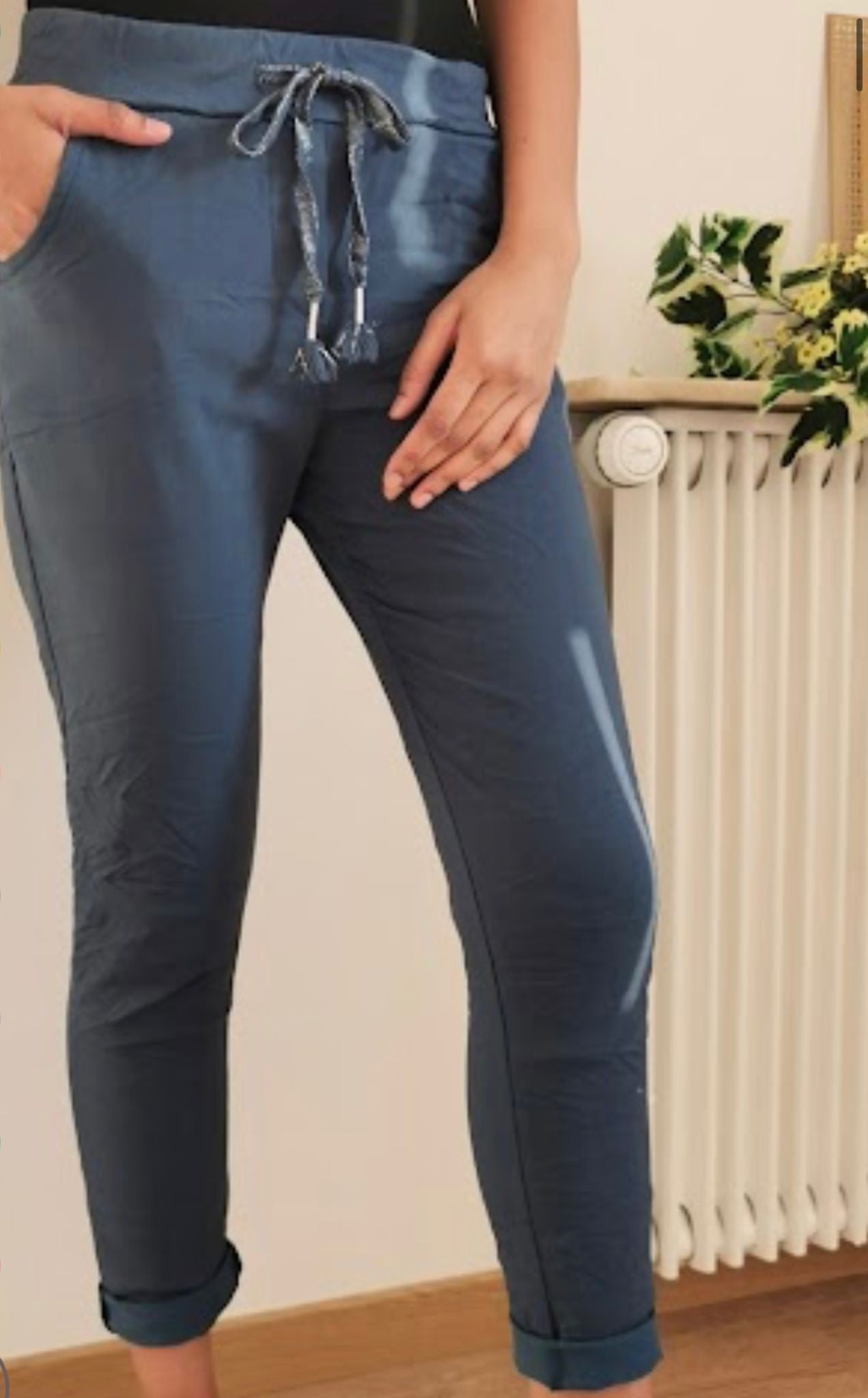 PANTALON JOG FROISSÉ - L'autre mode
