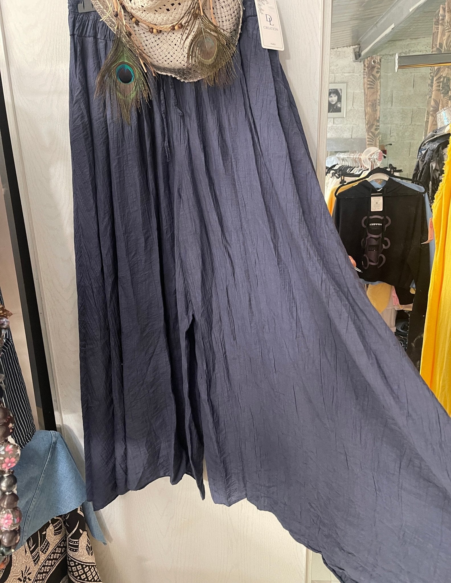 Pantalon jupe large fluide - L'autre mode