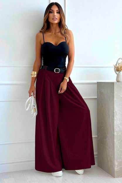 pantalon magique avec poches et ceinture - L'autre mode