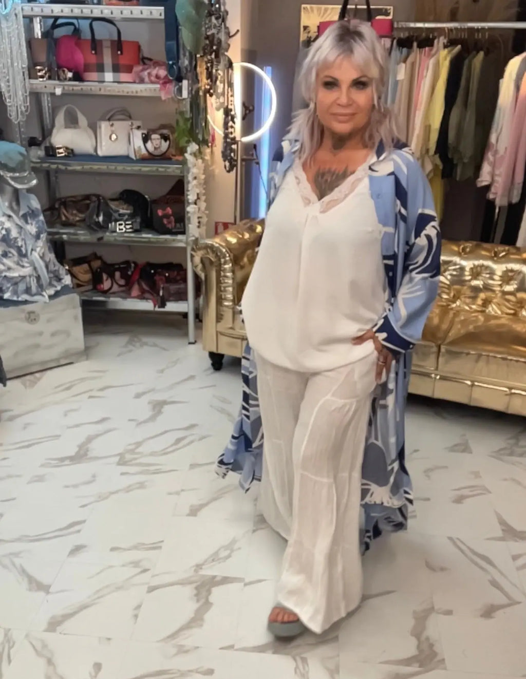 Pantalon Oversize Pattes D’éléphant3 - L'autre mode