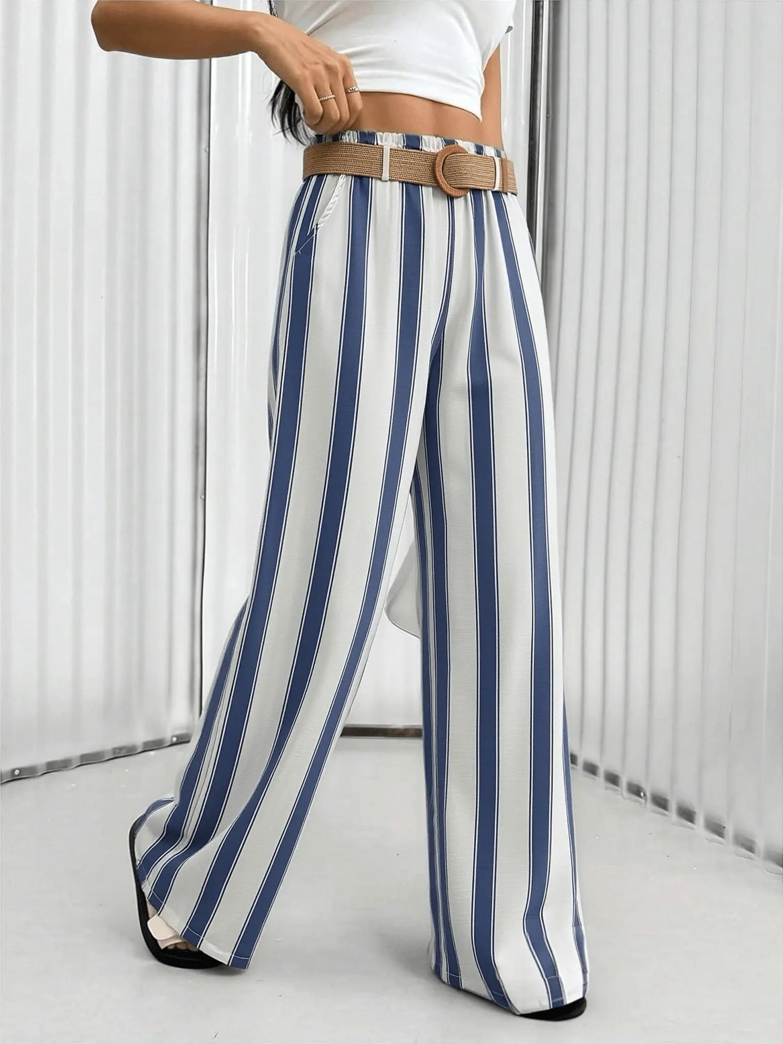 Pantalon rayure mariniere - L'autre mode