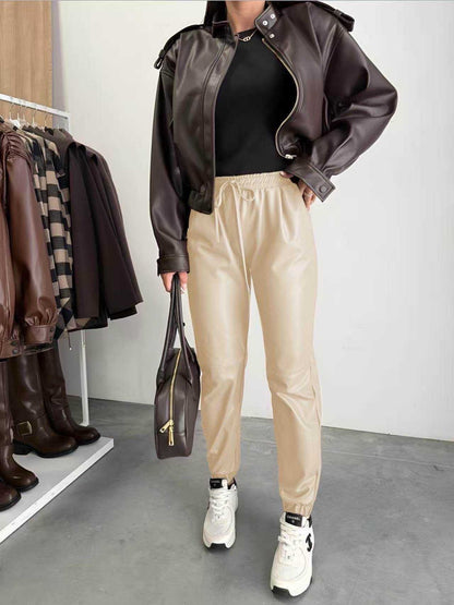 PANTALON SIMILI CIGARETTE - L'autre mode