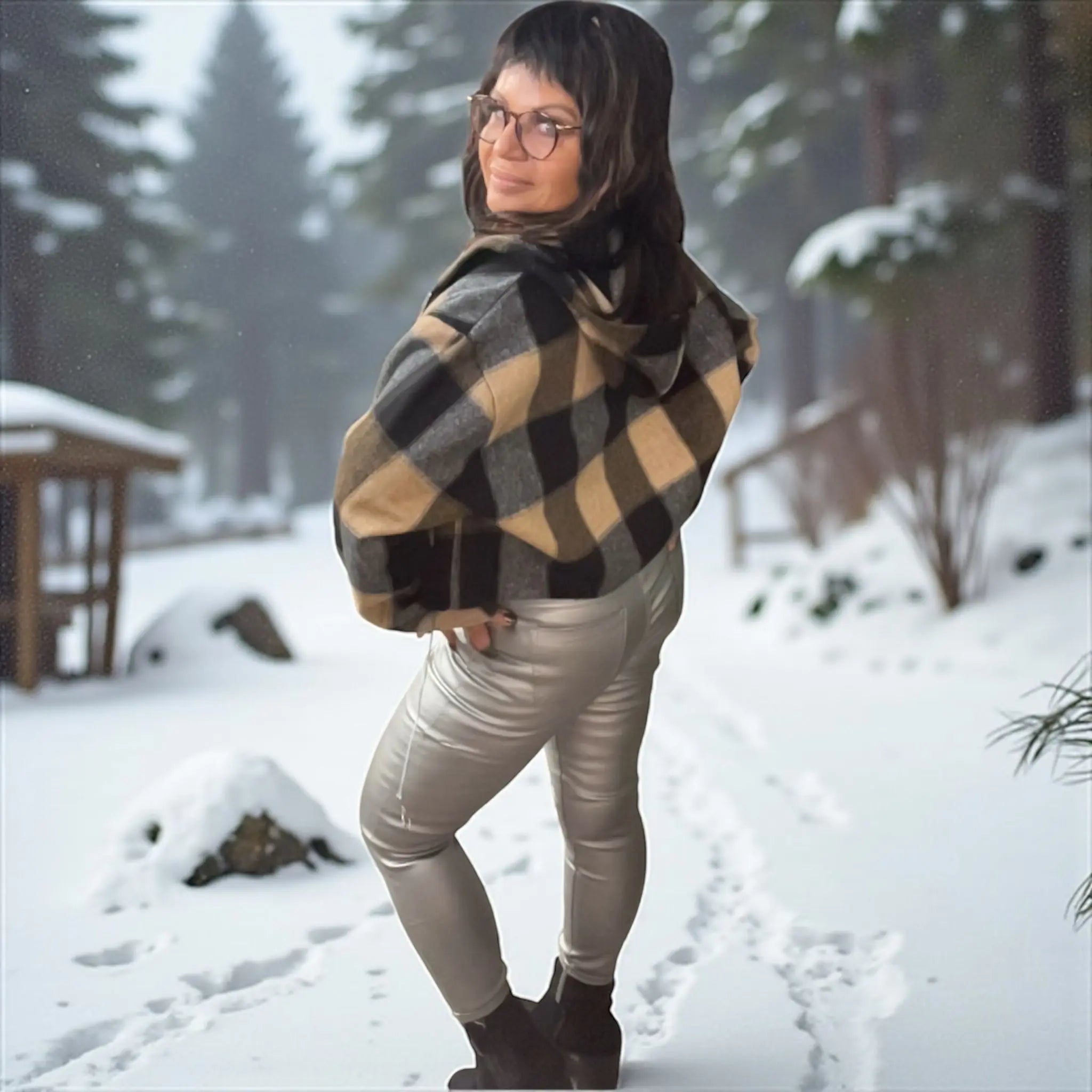 pantalon simili enduit ultra - L'autre mode