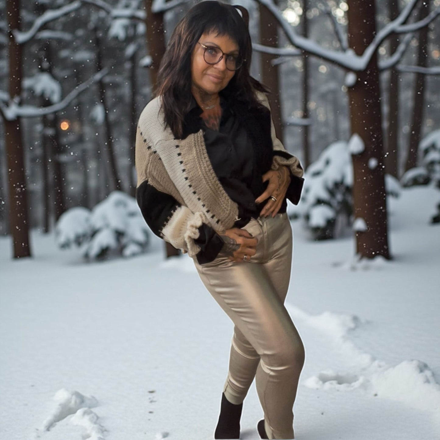 pantalon simili enduit ultra - L'autre mode