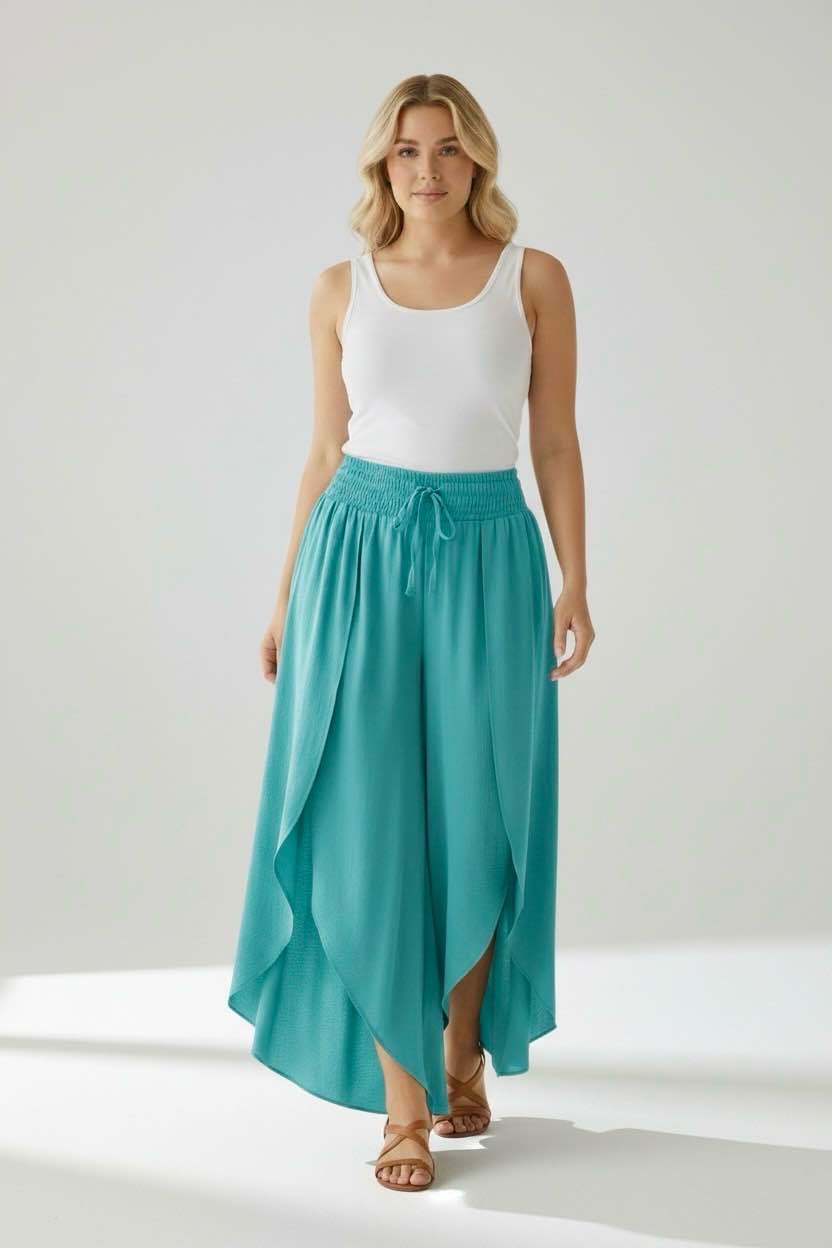 Pantalon Uni En Portefeuille - L'autre mode