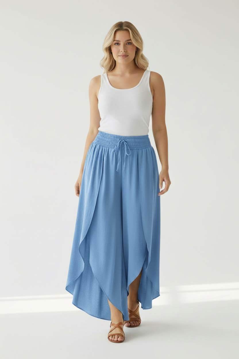 Pantalon Uni En Portefeuille - L'autre mode