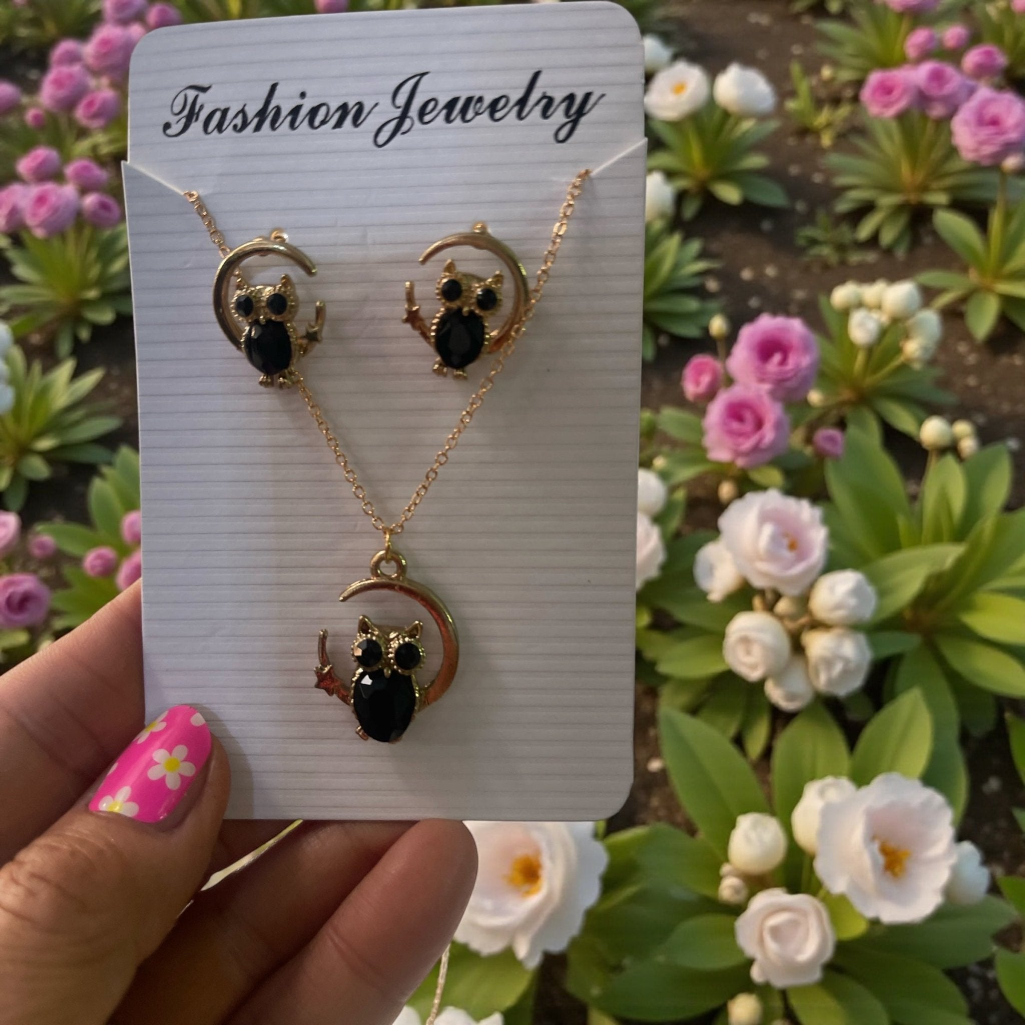 Parure hibou fantaisie - L'autre mode