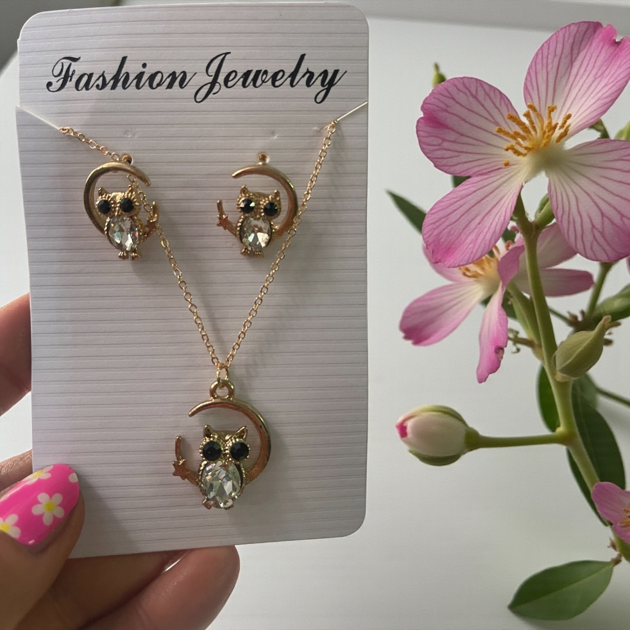 Parure hibou fantaisie - L'autre mode