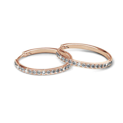 Parures Chic Circle Twin - Or Rosé Et Cristal - L'autre mode