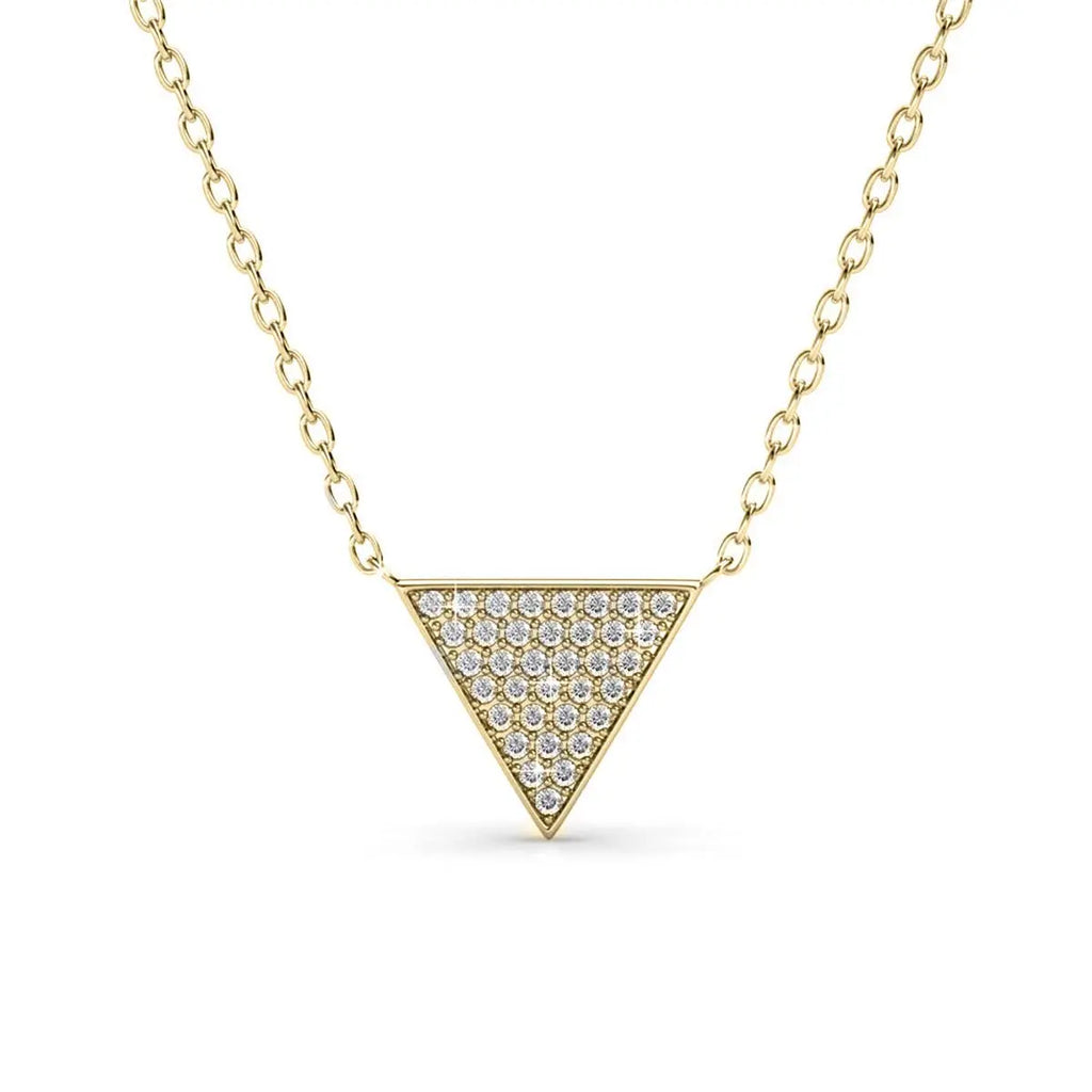 Pendentif Veron - Doré Et Cristal - L'autre mode