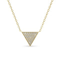 Pendentif Veron - Doré Et Cristal - L'autre mode