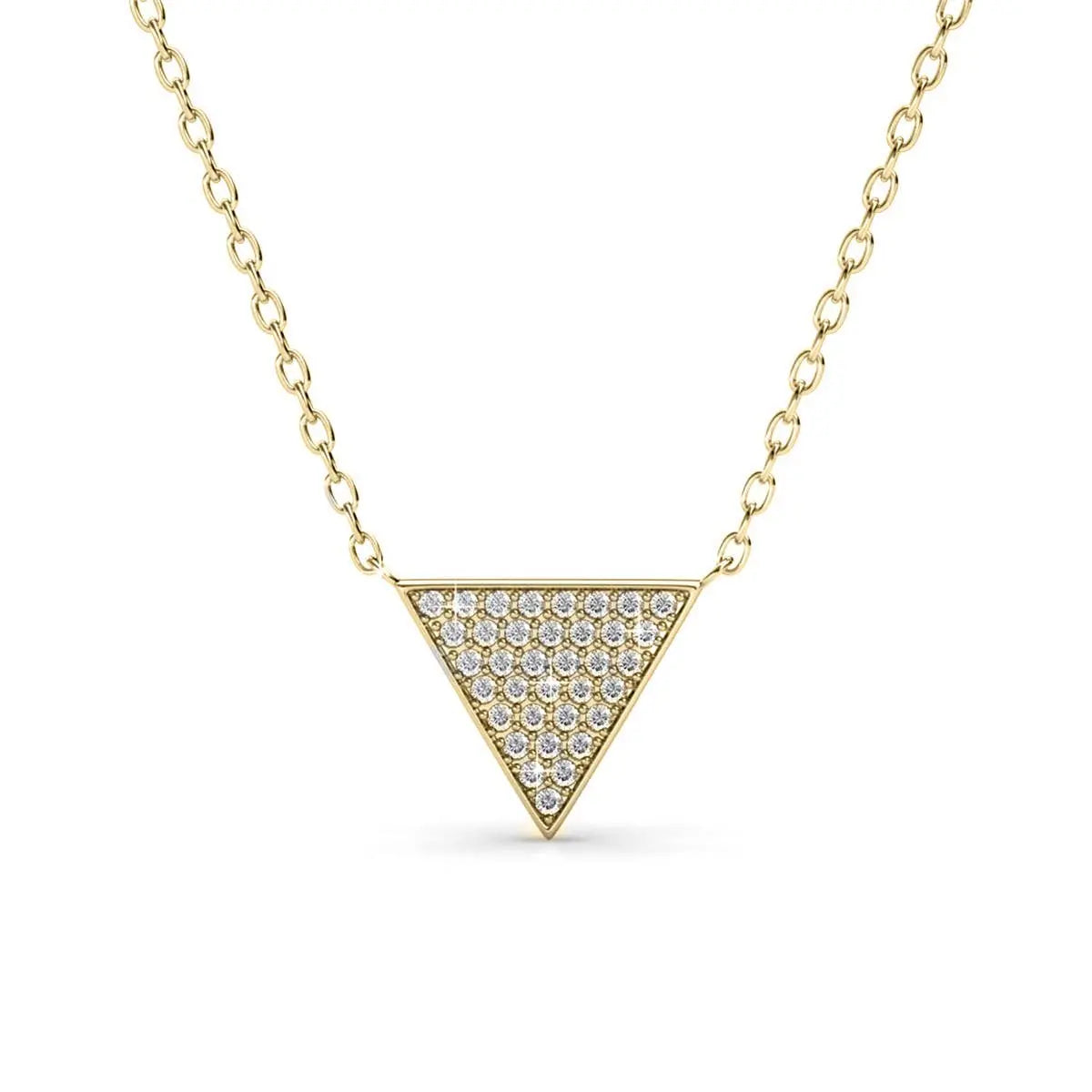 Pendentif Veron - Doré Et Cristal - L'autre mode
