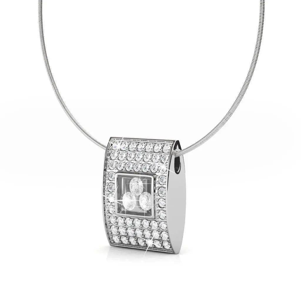 Pendentifs Lush - Argenté Et Cristal - L'autre mode