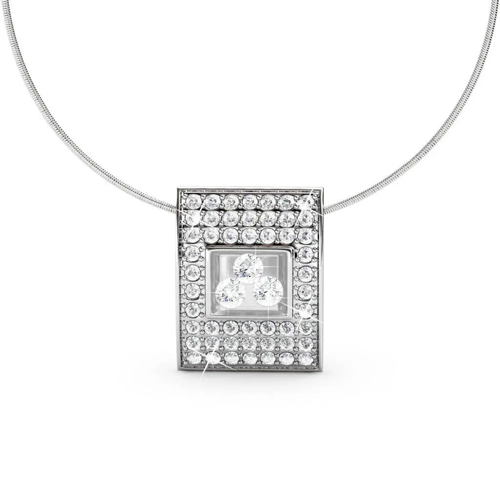 Pendentifs Lush - Argenté Et Cristal - L'autre mode