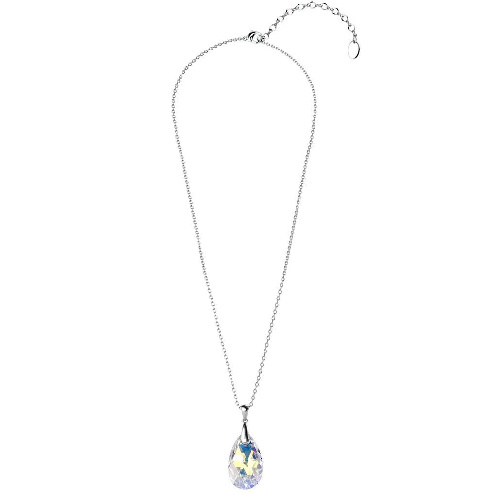 Pendentifs Raindrop - Argenté Et Blanc Brillant - L'autre mode
