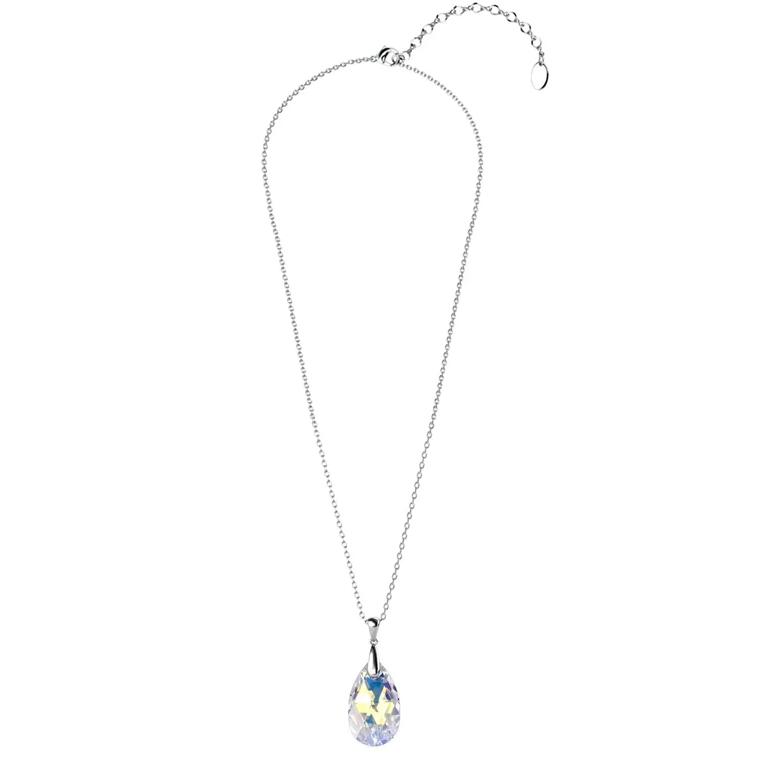 Pendentifs Raindrop - Argenté Et Blanc Brillant - L'autre mode