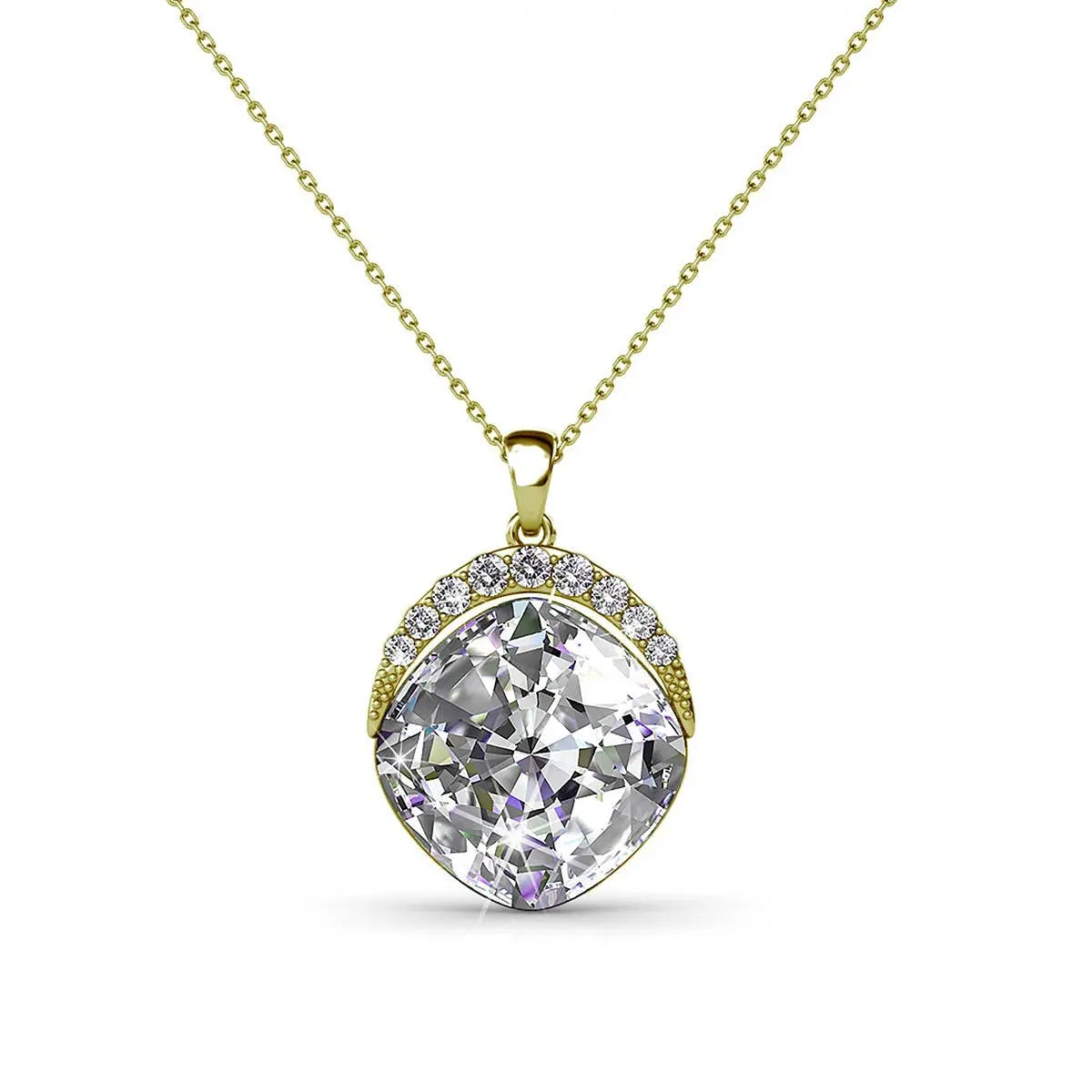 Pendentifs Tiffy - Doré Et Cristal - L'autre mode