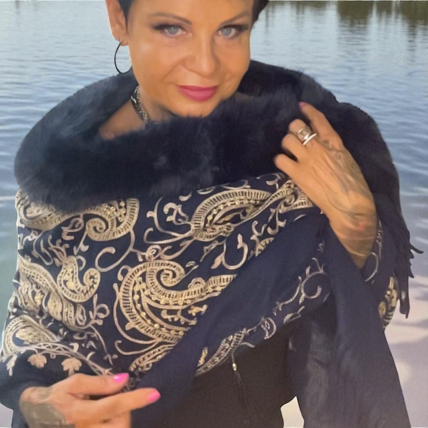 poncho barocco - L'autre mode