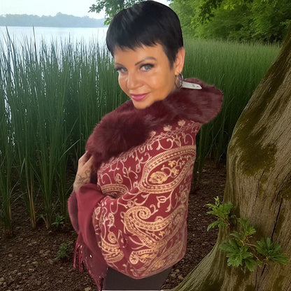 poncho barocco - L'autre mode