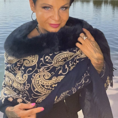 poncho barocco - L'autre mode