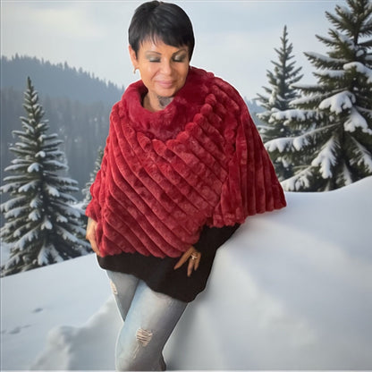 poncho nounours court - L'autre mode