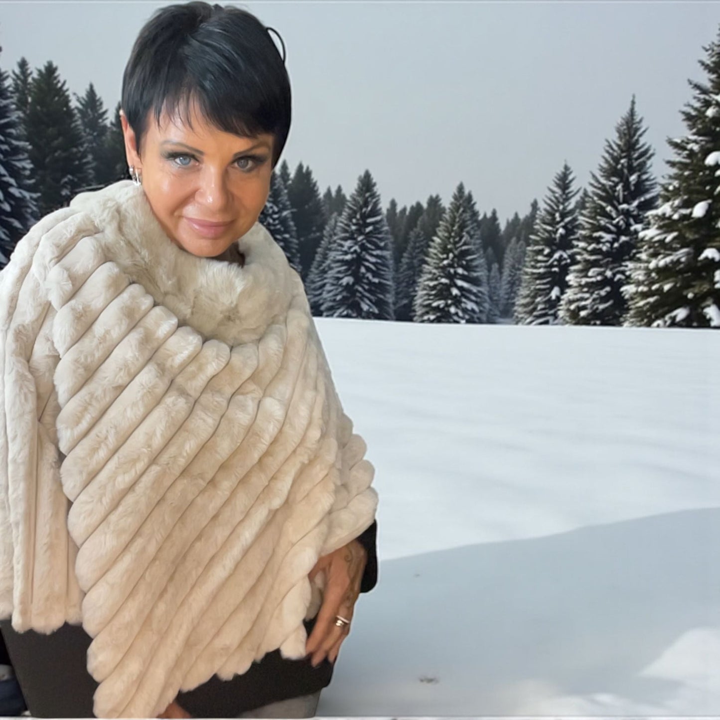 poncho nounours court - L'autre mode