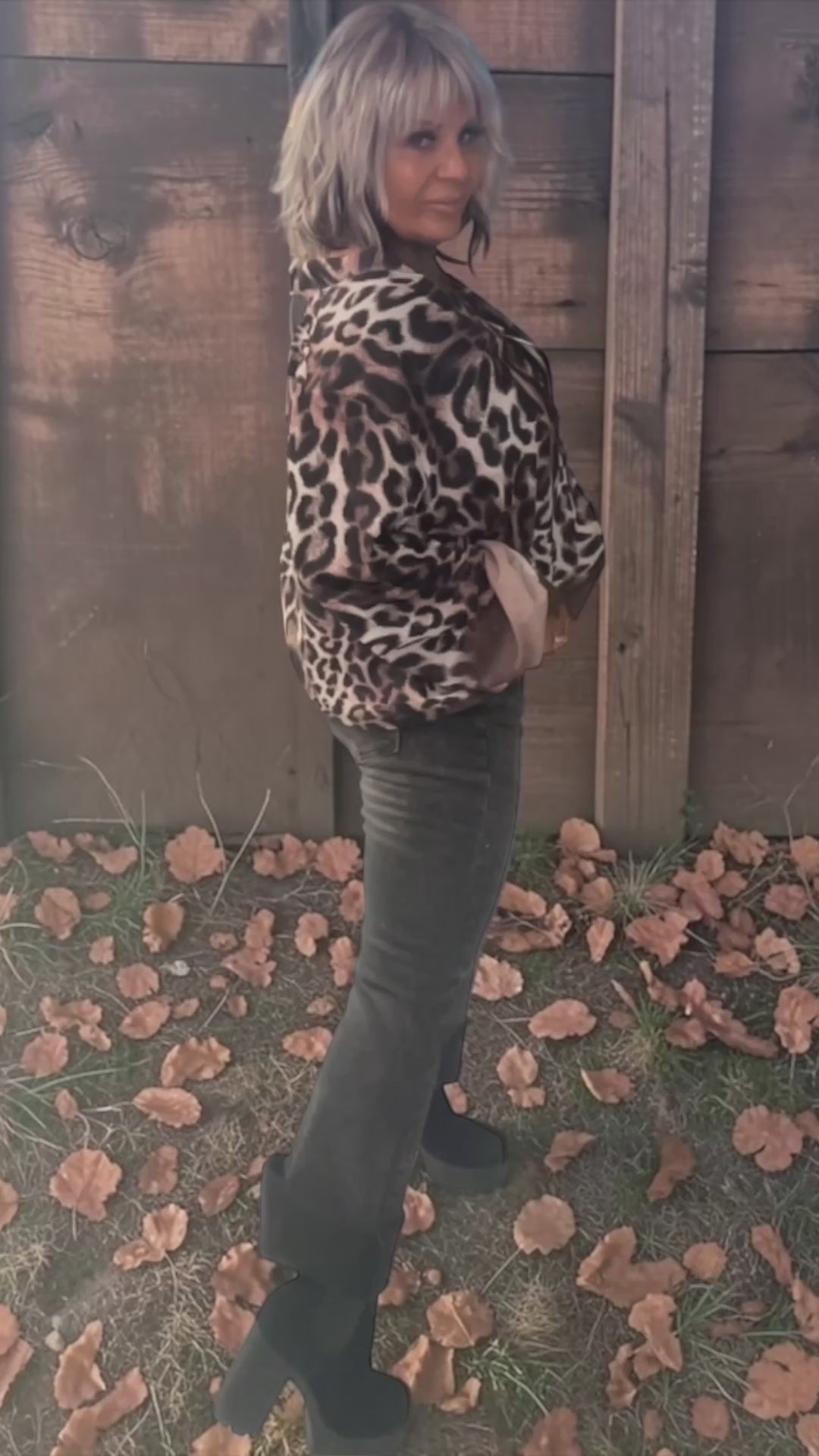 Veste Zippée Imprimé Animal