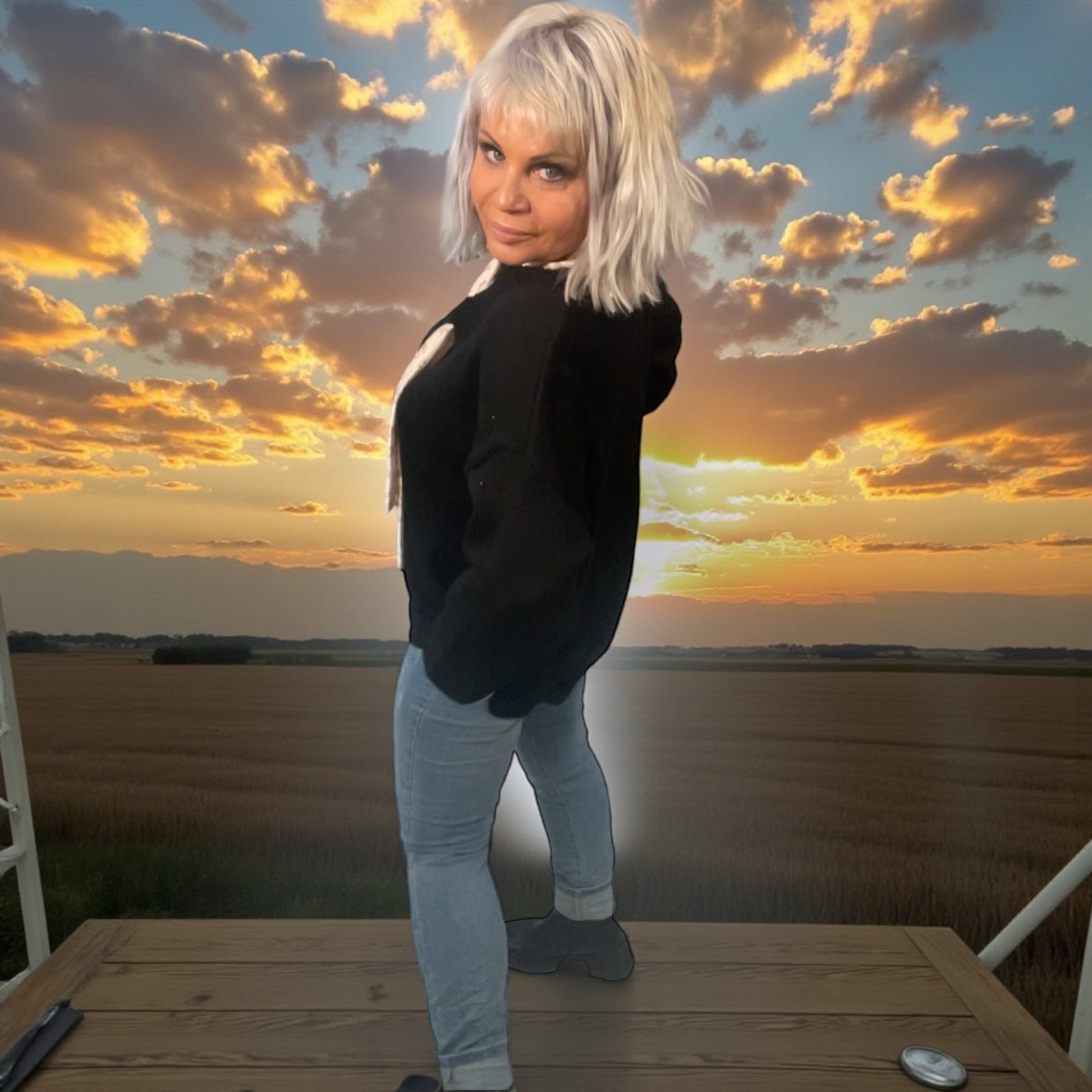 Pull avec foulard interchangeable - L'autre mode