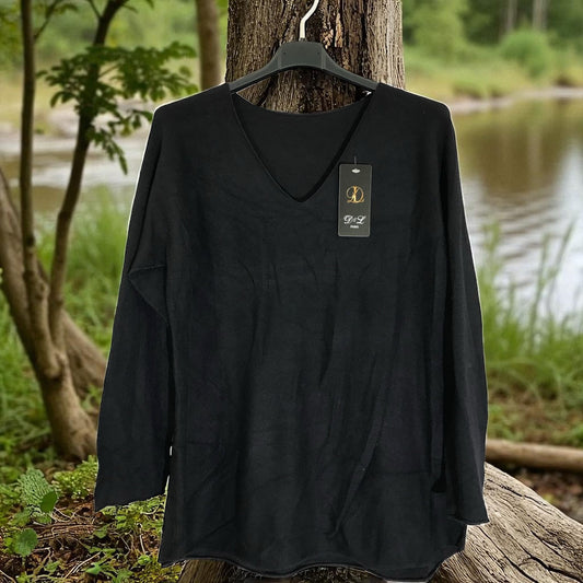 pull basique col v - L'autre mode