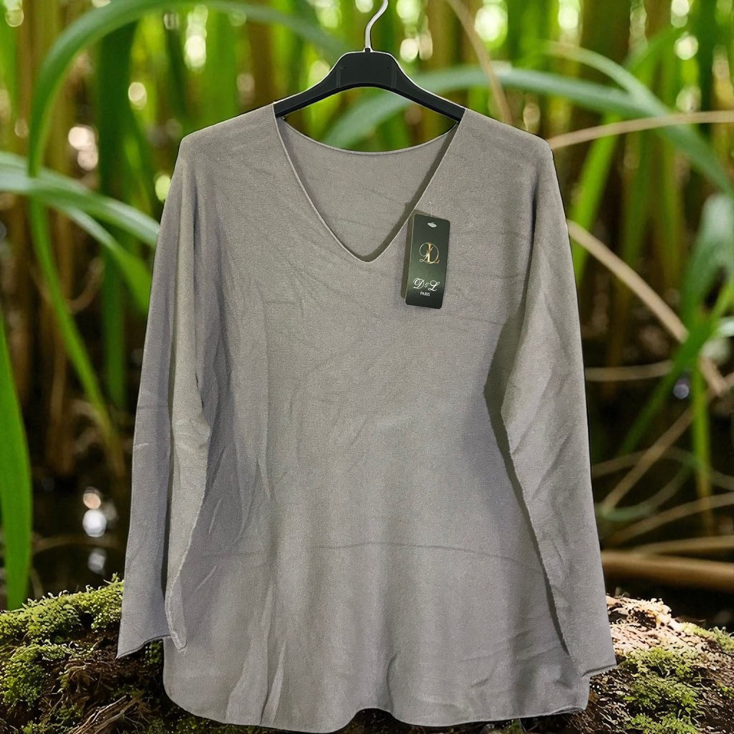 pull basique col v - L'autre mode
