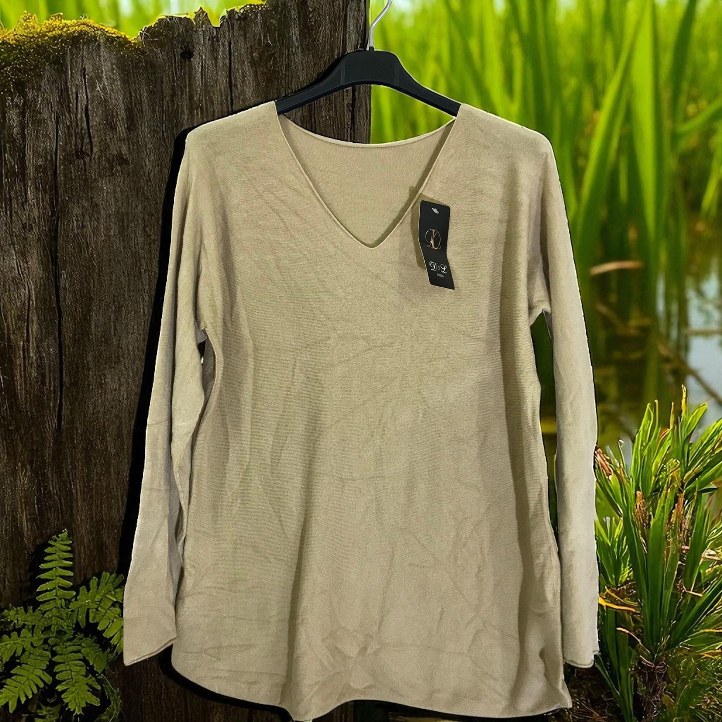 pull basique col v - L'autre mode