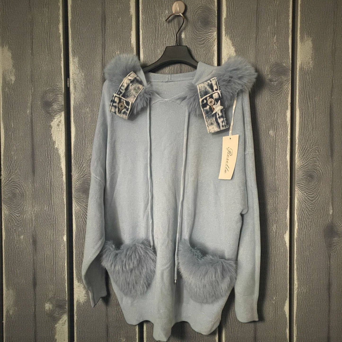 pull capuche souple et jeans - L'autre mode