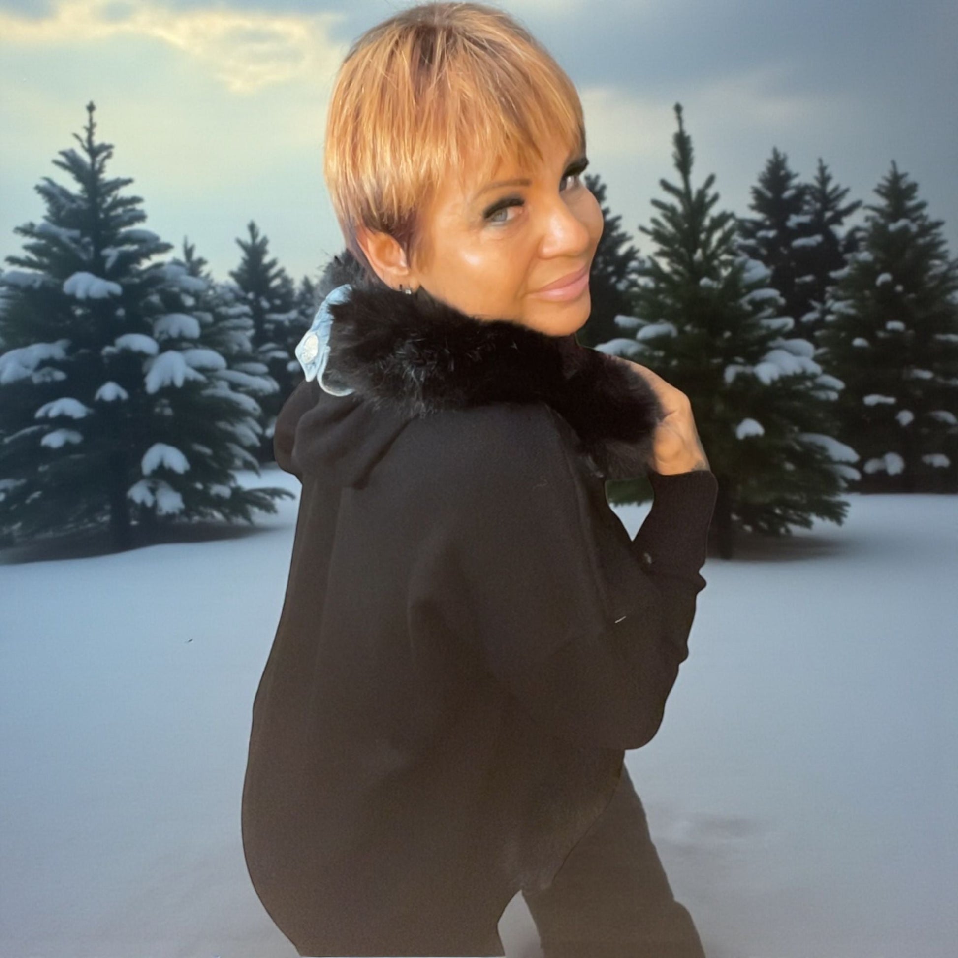 pull capuche souple et jeans - L'autre mode