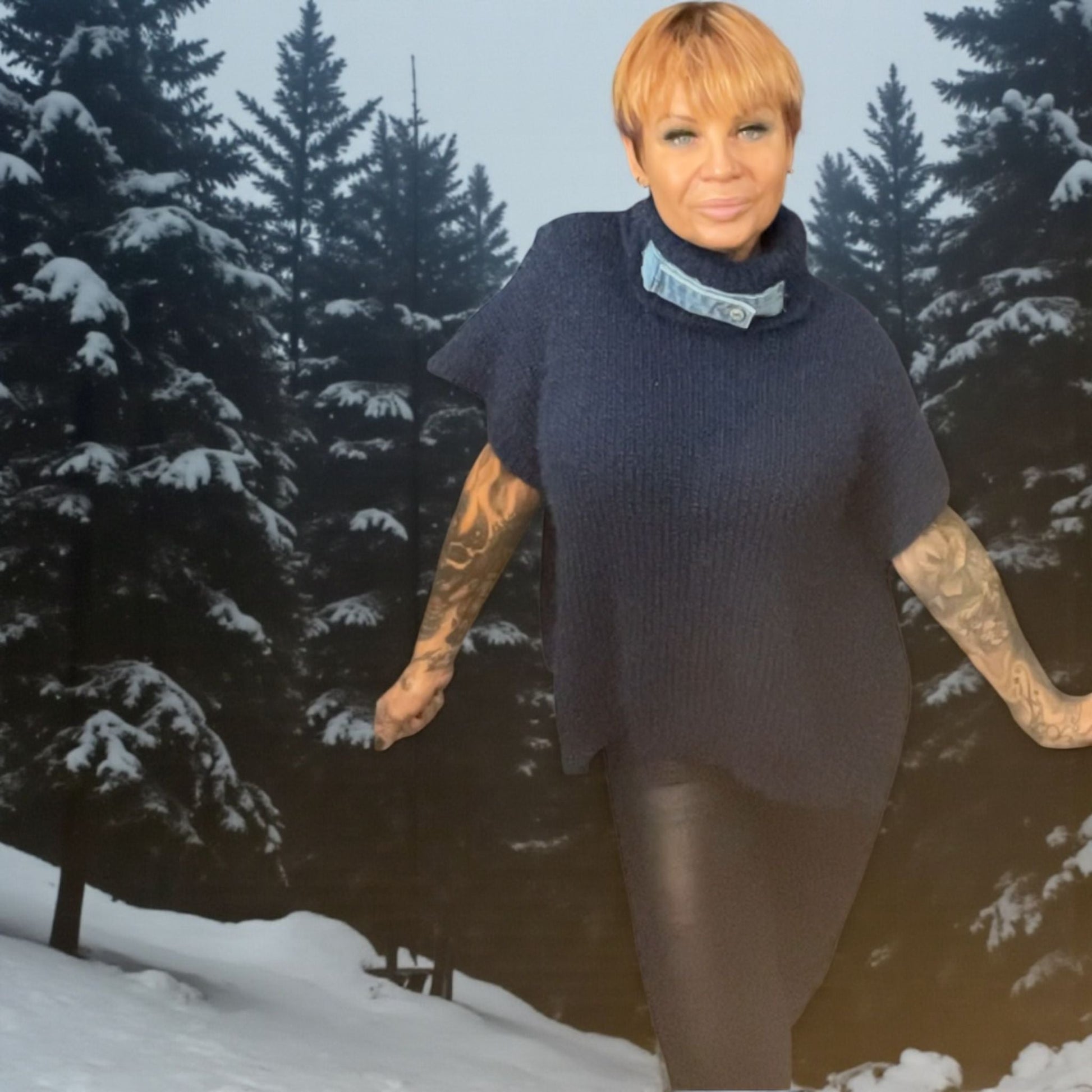 pull douillet et jeans - L'autre mode