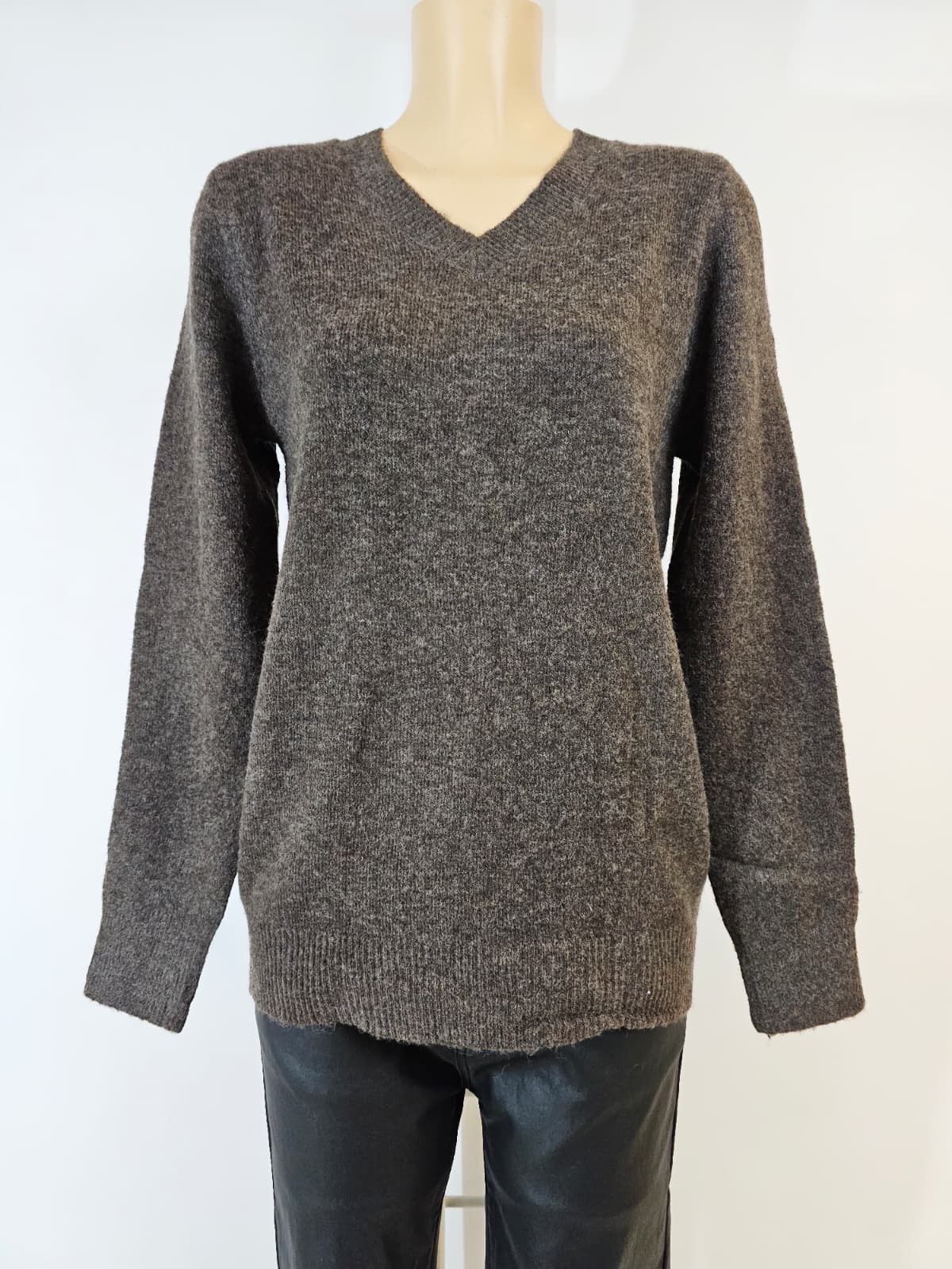 pull laine col v - L'autre mode