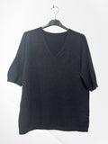 Pull manches courtes col V - L'autre mode