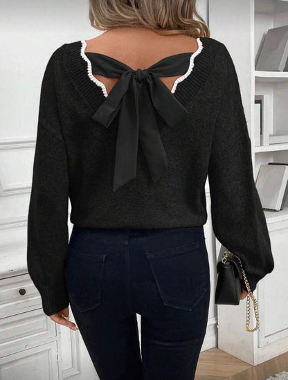 pull noué dans le dos - L'autre mode