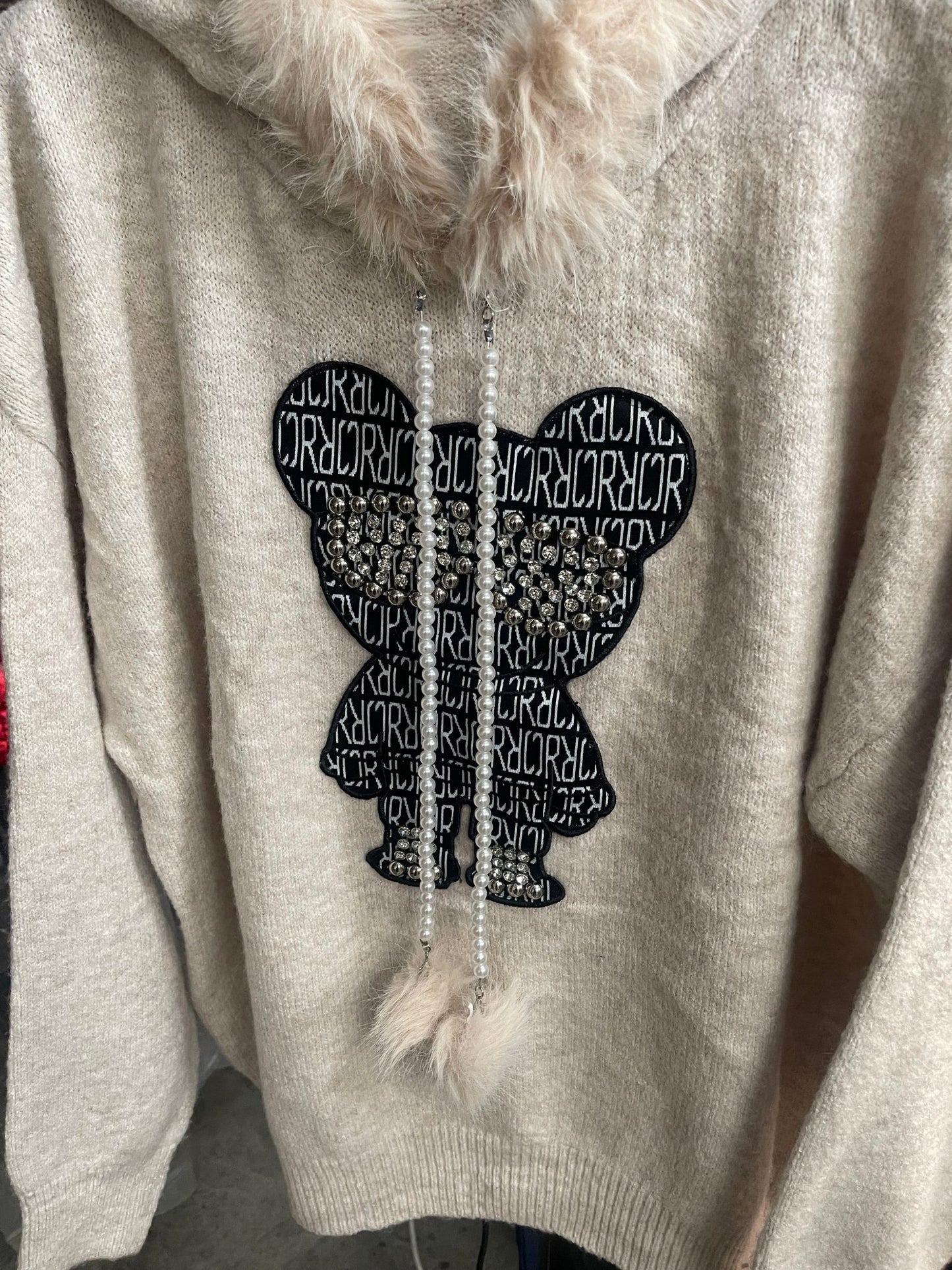 pull ourson perlé - L'autre mode