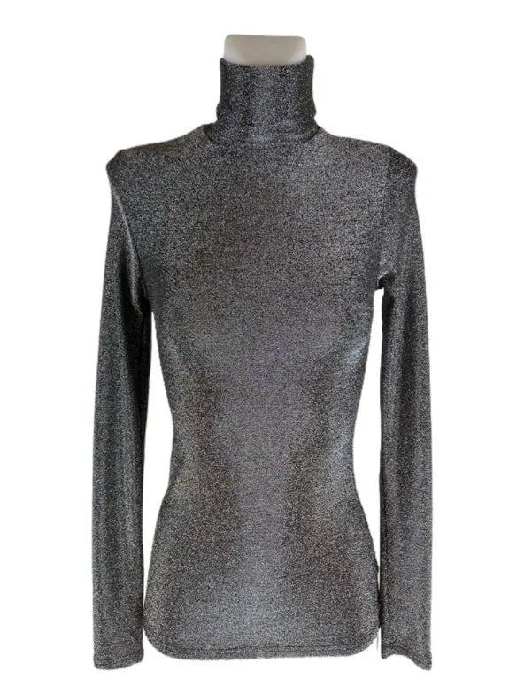PULL PAILLETÉ COL ROULÉ - L'autre mode