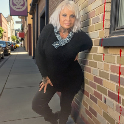 pull robe tunique mon hiver - L'autre mode