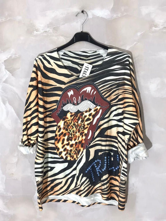 Pull tunique maille - L'autre mode