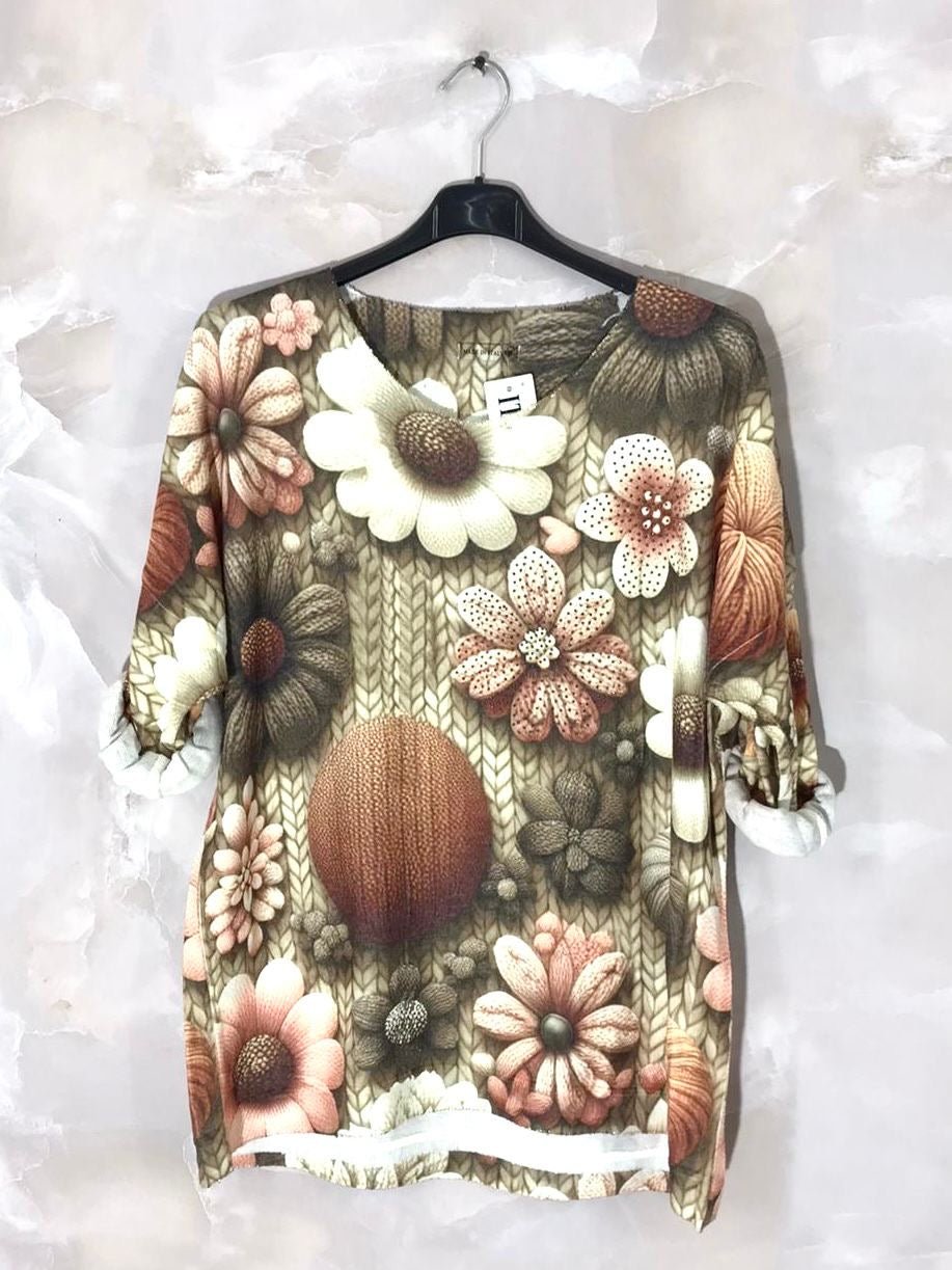 Pull tunique maille - L'autre mode