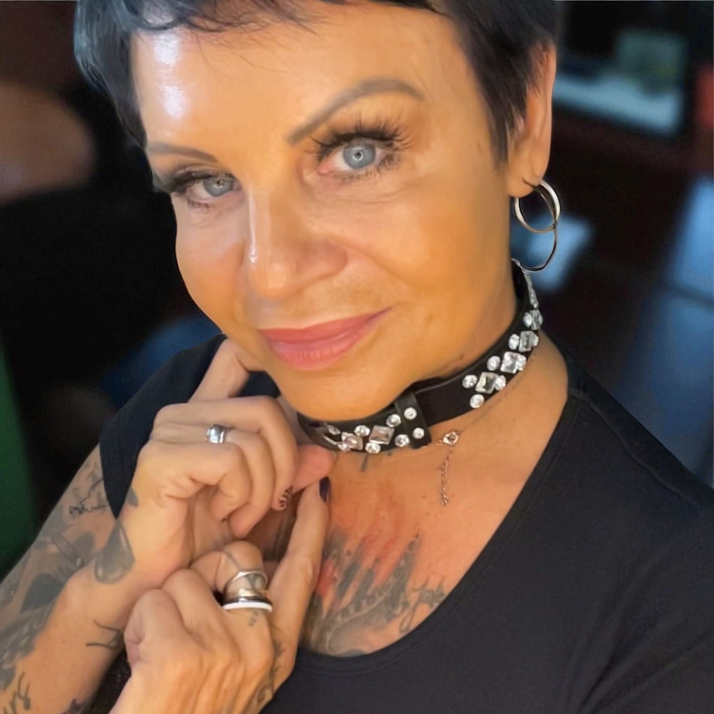 ras de cou strass - L'autre mode