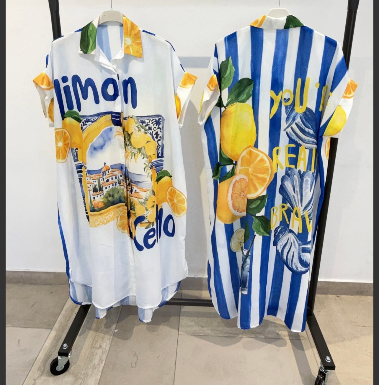 Robe chemise imprimée - L'autre mode