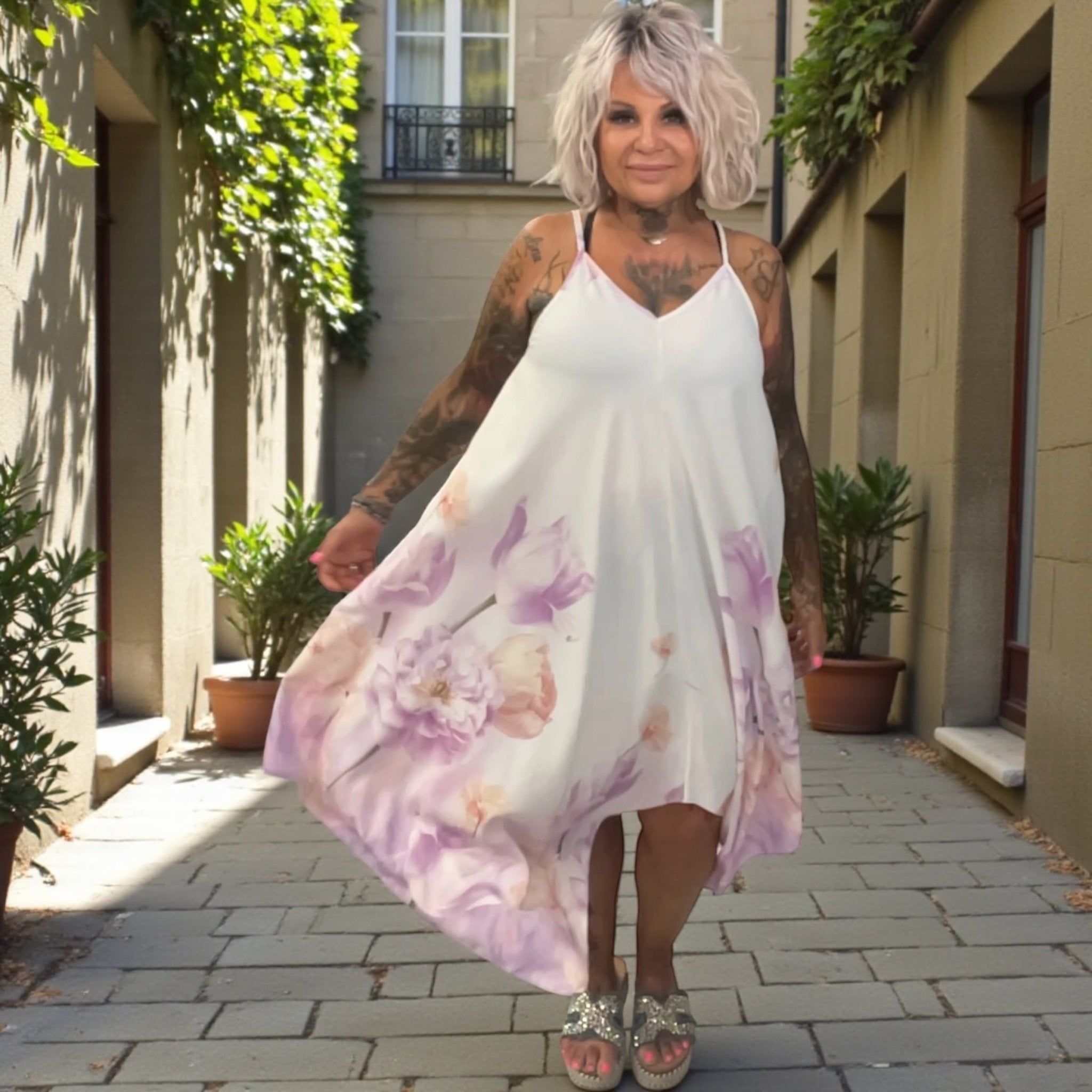 Robe fleurie fines bretelles🌼 - L'autre mode