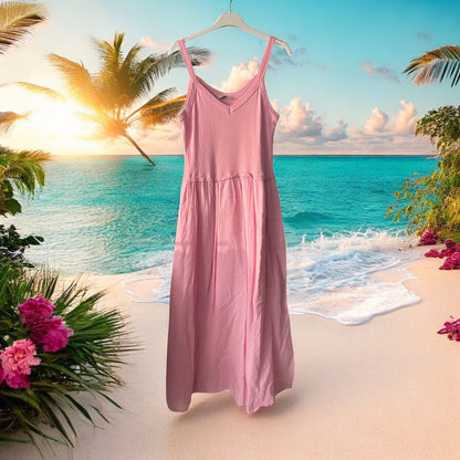 ROBE FLUIDE GAZ DE COTON - L'autre mode