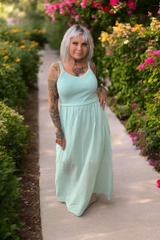 ROBE FLUIDE GAZ DE COTON - L'autre mode