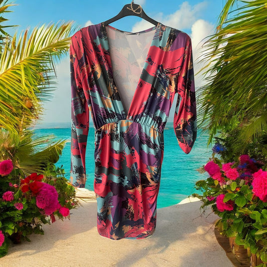 ROBE IMPRIMEE COLOREE - L'autre mode